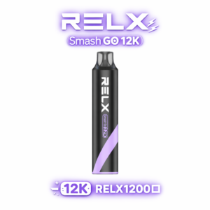 RELX Smash Go 12000口!15ml 震撼油量超長續航 5% 頂規強勁擊喉感 閃充核心秒速回補 成就極簡科技之巔 台灣現貨