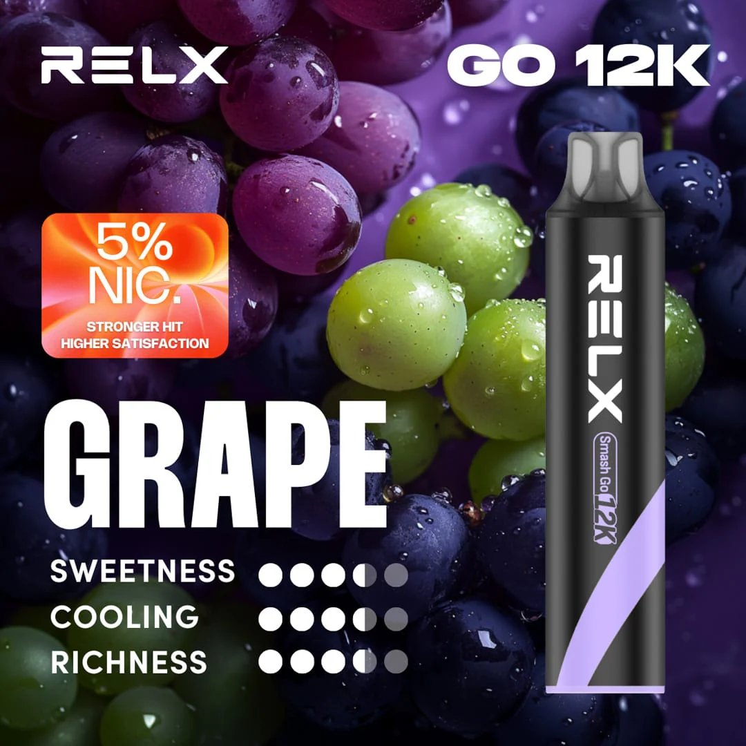 RELX Smash Go 12000口!15ml 震撼油量超長續航 5% 頂規強勁擊喉感 閃充核心秒速回補 成就極簡科技之巔 台灣現貨:圖片 2