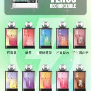 VAPENGIN VENUS 金星 2500抽 全透明工業殼設計 Type-C 瞬時快充 不掉味恆定輸出 超值加購 $130贈專用主機 台灣現貨秒發