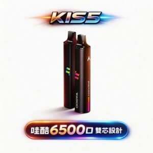 KIS5 WAGOO 哇酷 6500抽 全密封不漏油技術 78轉迷幻燈效 高還原清亮果韻 3% 順滑擊喉感 台灣現貨秒發
